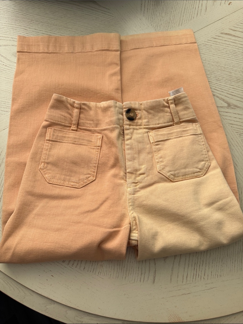 Pilcro the Skipper Peach Ombree pants